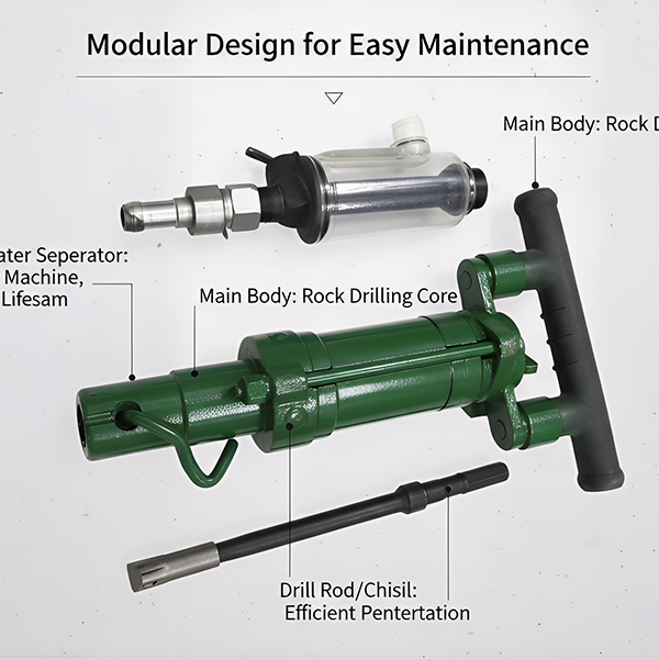 Y12 Hand‑Held Rock Drill – Pneumatic Jack Hammer for Coal Mining Tunneling