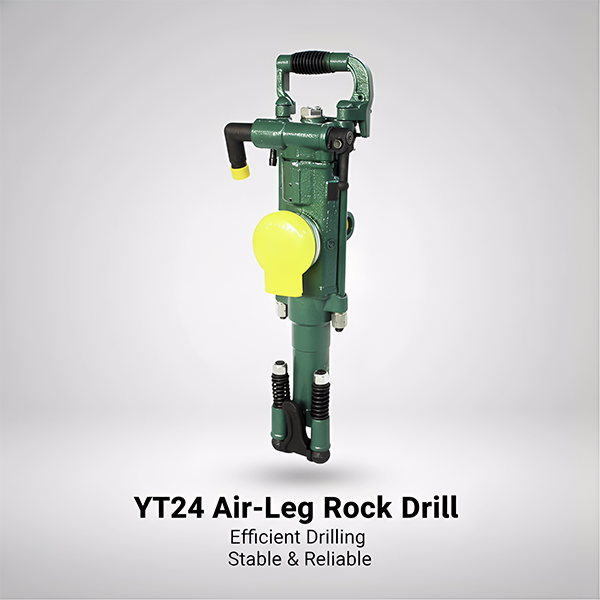 YT24 Air‑Leg Rock Drill – Pneumatic Rock Drill for Tunneling & Blasting Work