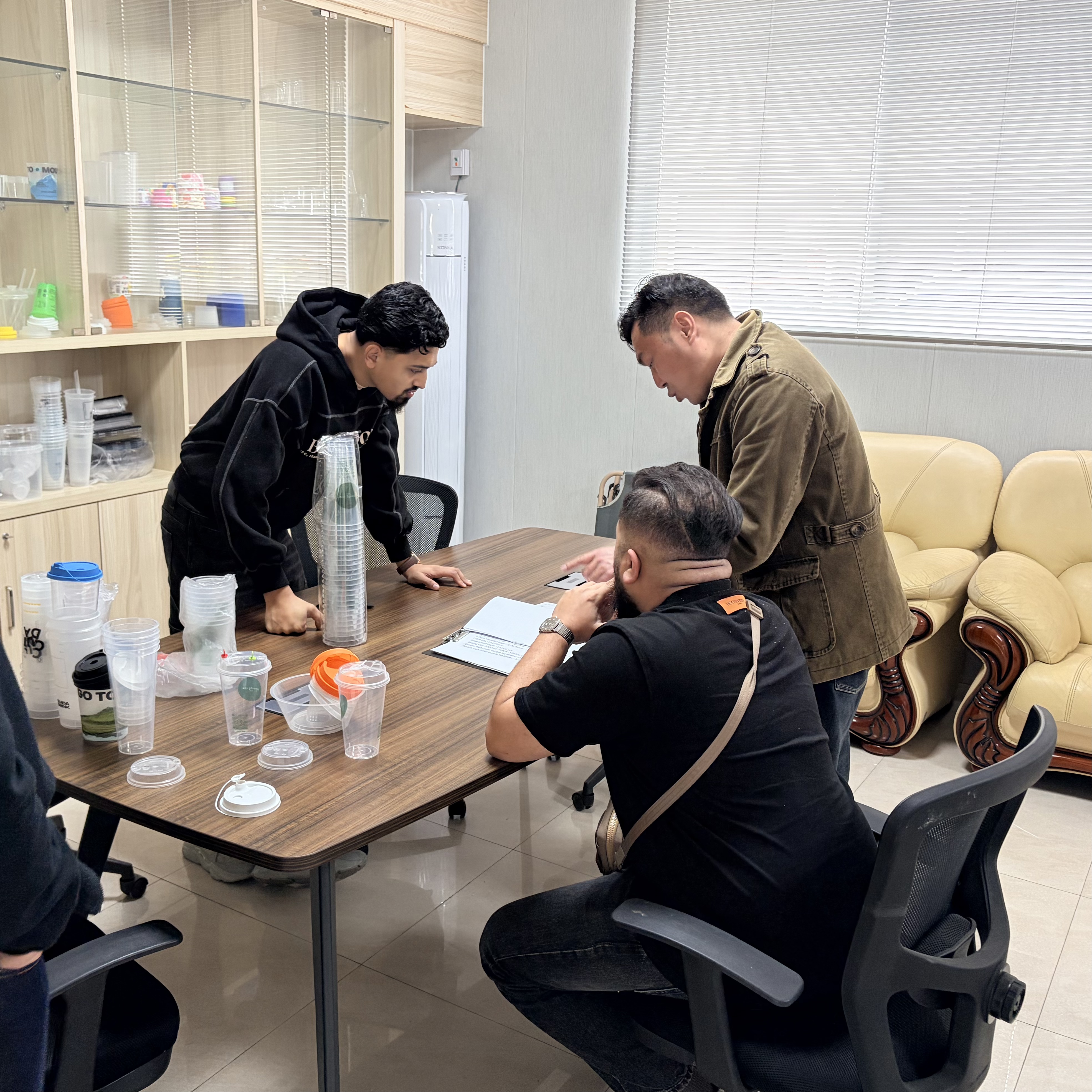 Visit by British clients