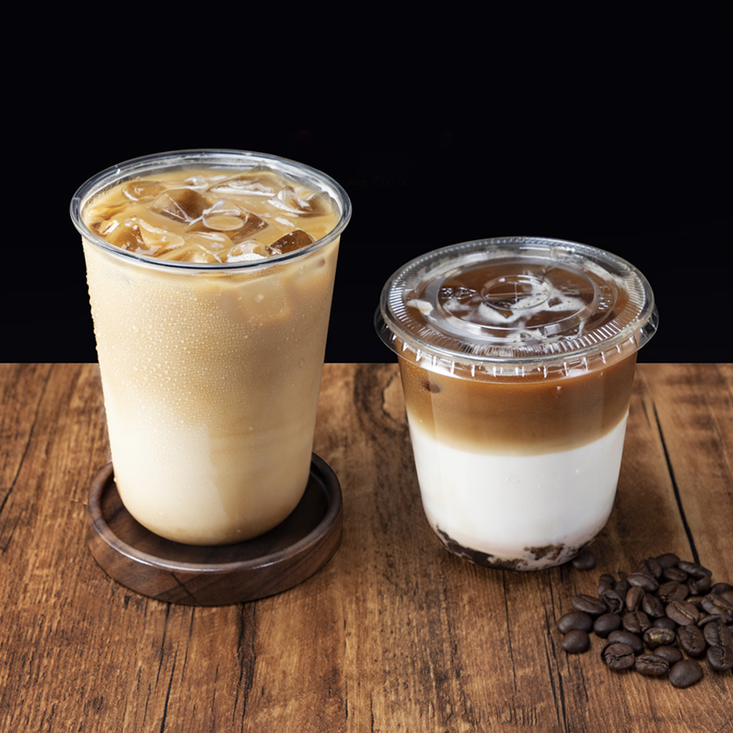 Custom Disposable U-shaped cup PET Plastic Cups