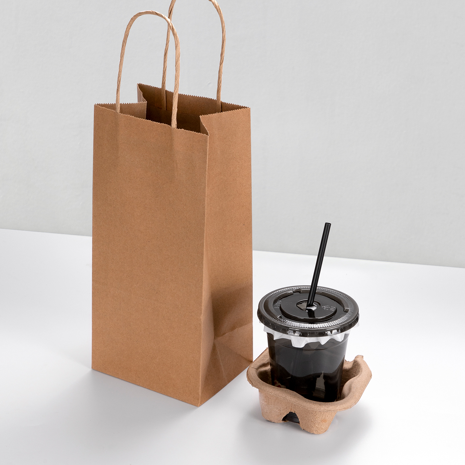 Custom Disposable PET Black pet cup and lid
