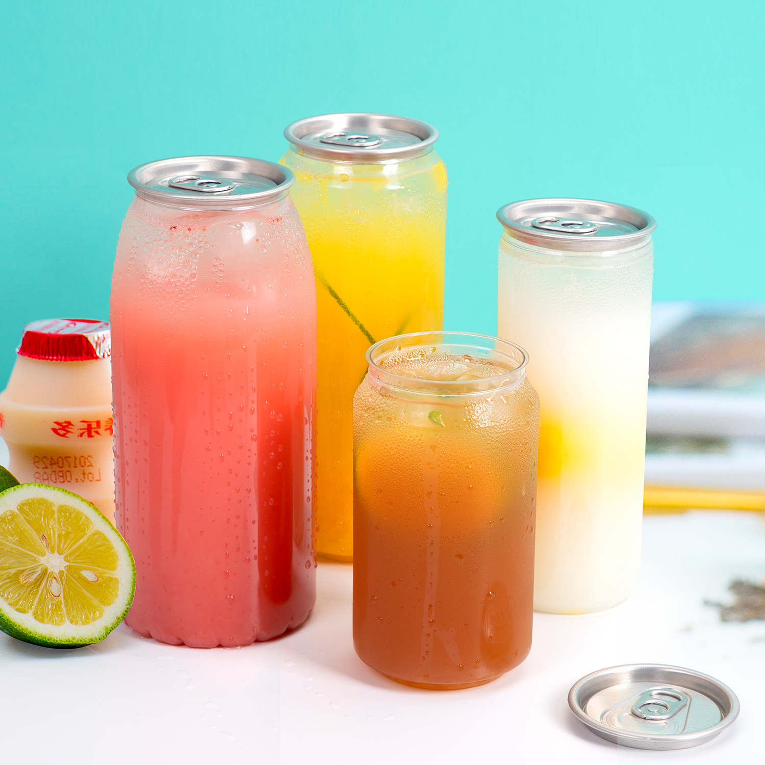 Disposable PET plastic Can Bottle