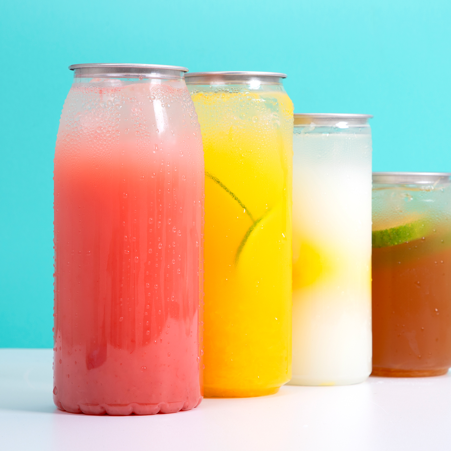 Disposable PET plastic Can Bottle