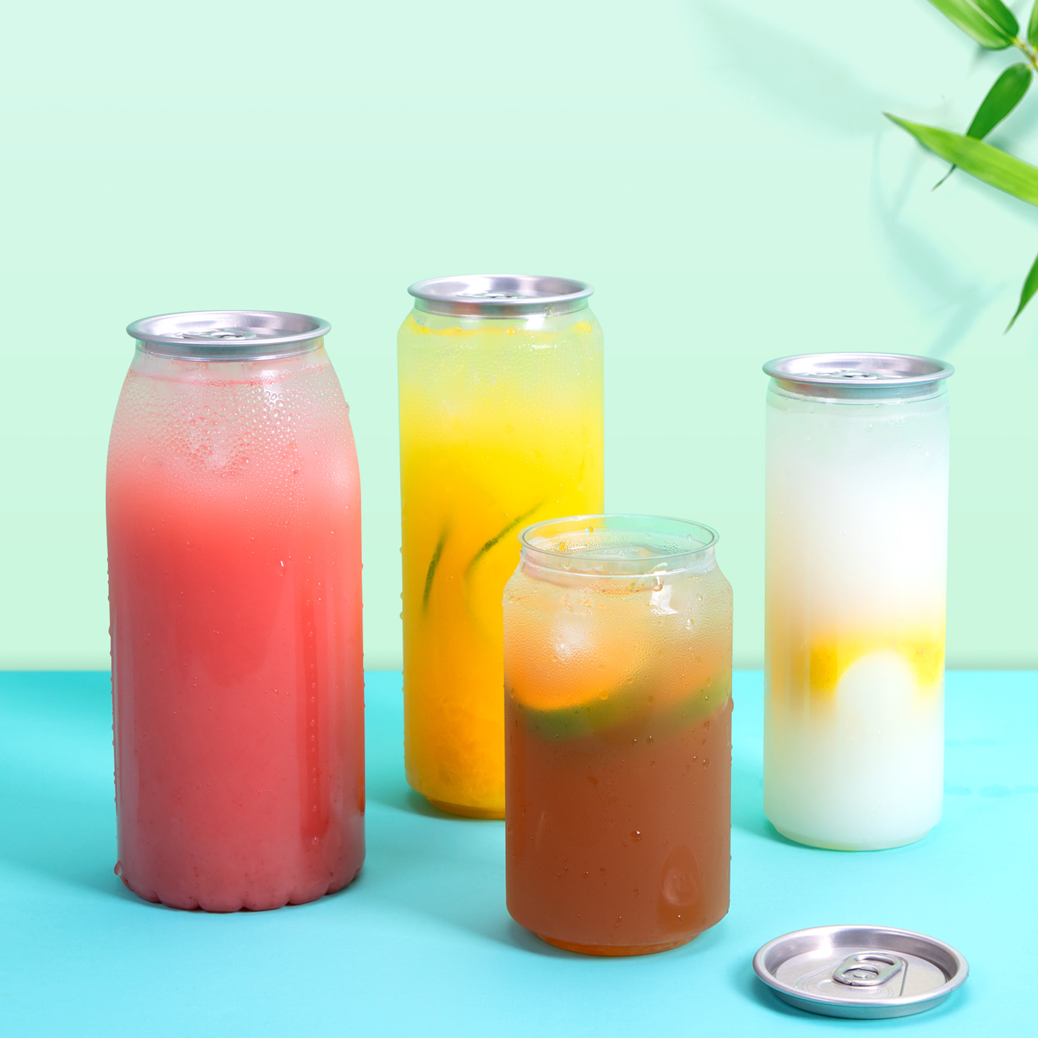 Disposable PET plastic Can Bottle