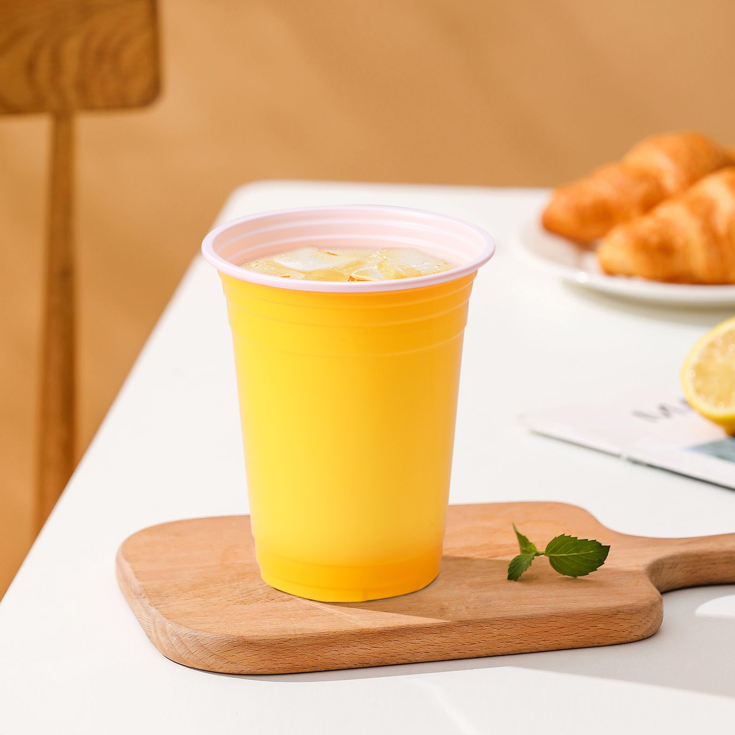 480ml Disposable Pint PP plastic Beer Pong game cup