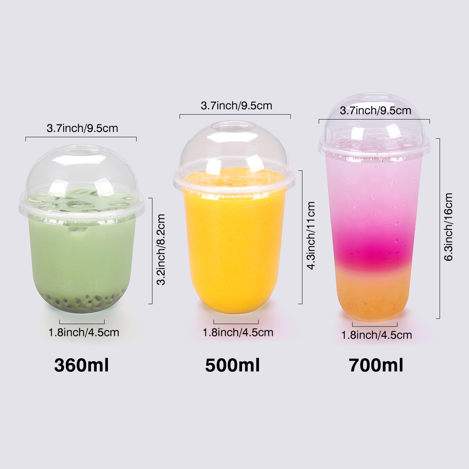 Custom plastic cups U-PP cups with logo