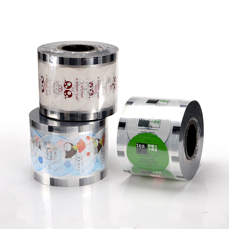 Customized milk tea cup sealing film 90/95 universal film