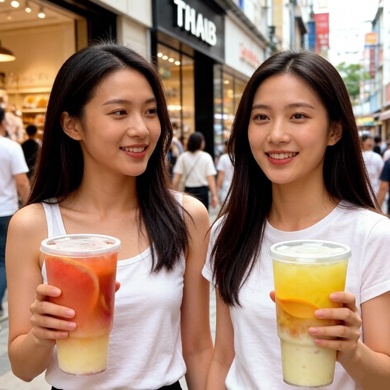 Custom 1000ml disposable PP torch cup