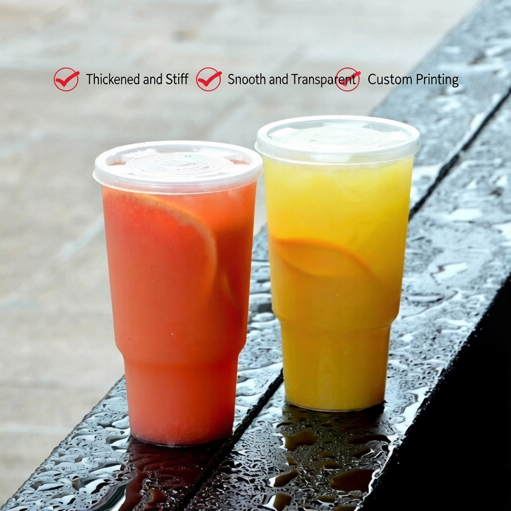 Custom 1000ml disposable PP torch cup Custom 1000ml disposable PP torch cup