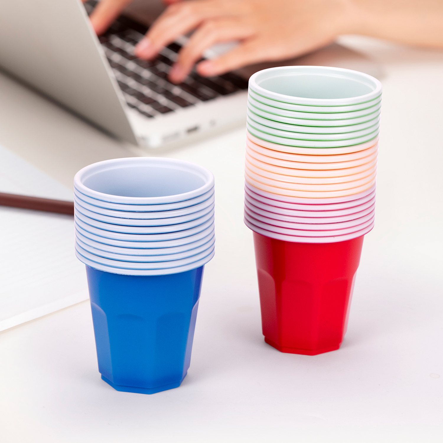 200ml Disposable Four colors Beer Pong cups
