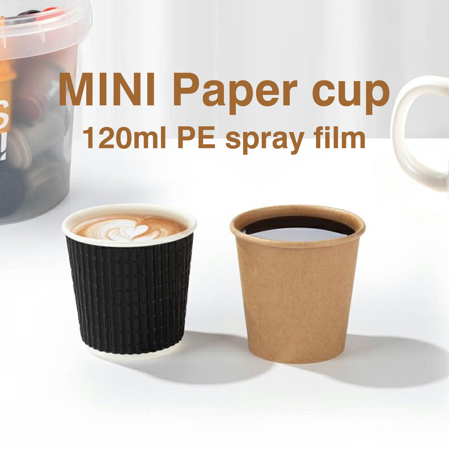 Custom disposable cups 4oz/7oz paper cups