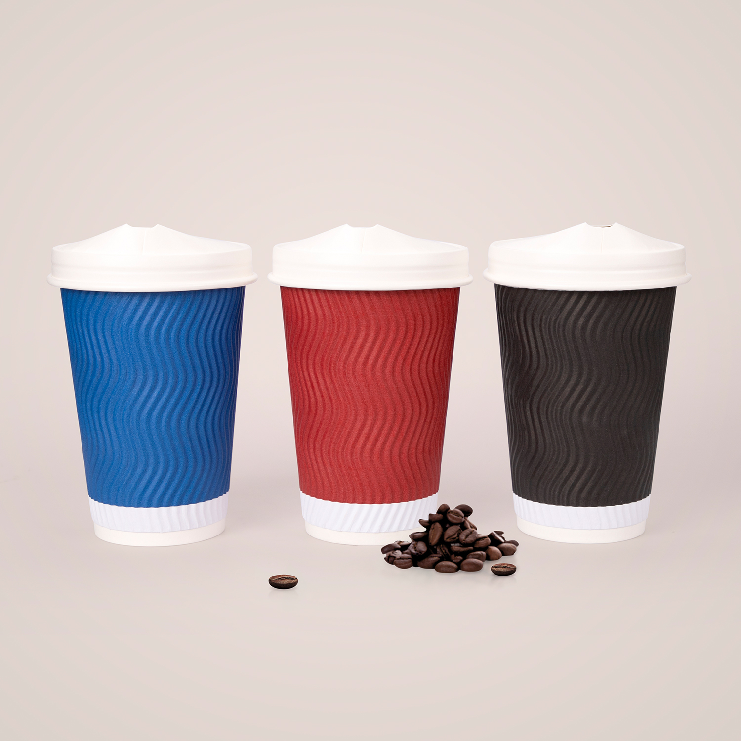 Custom disposable coffee cups double-layer paper cup