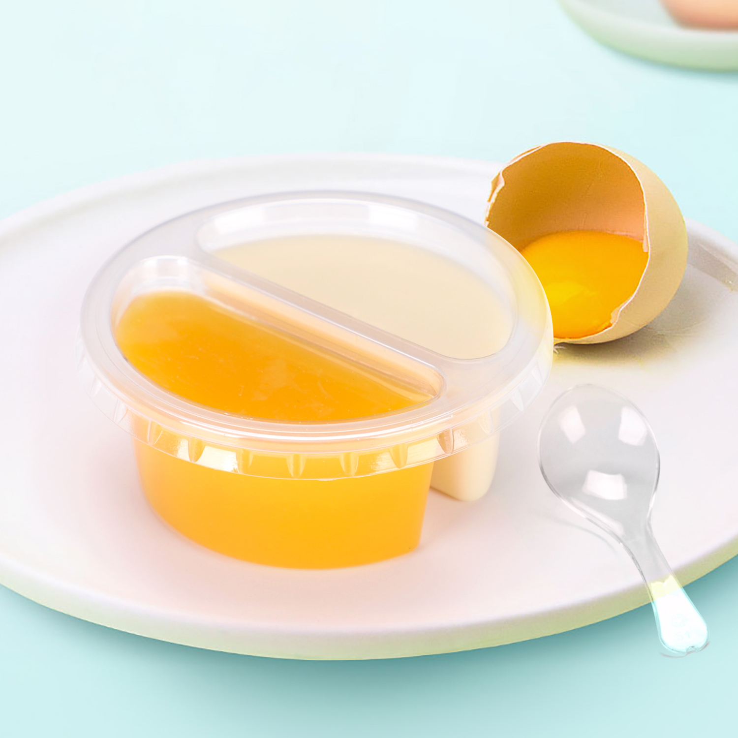 Disposable plastic Pudding cup