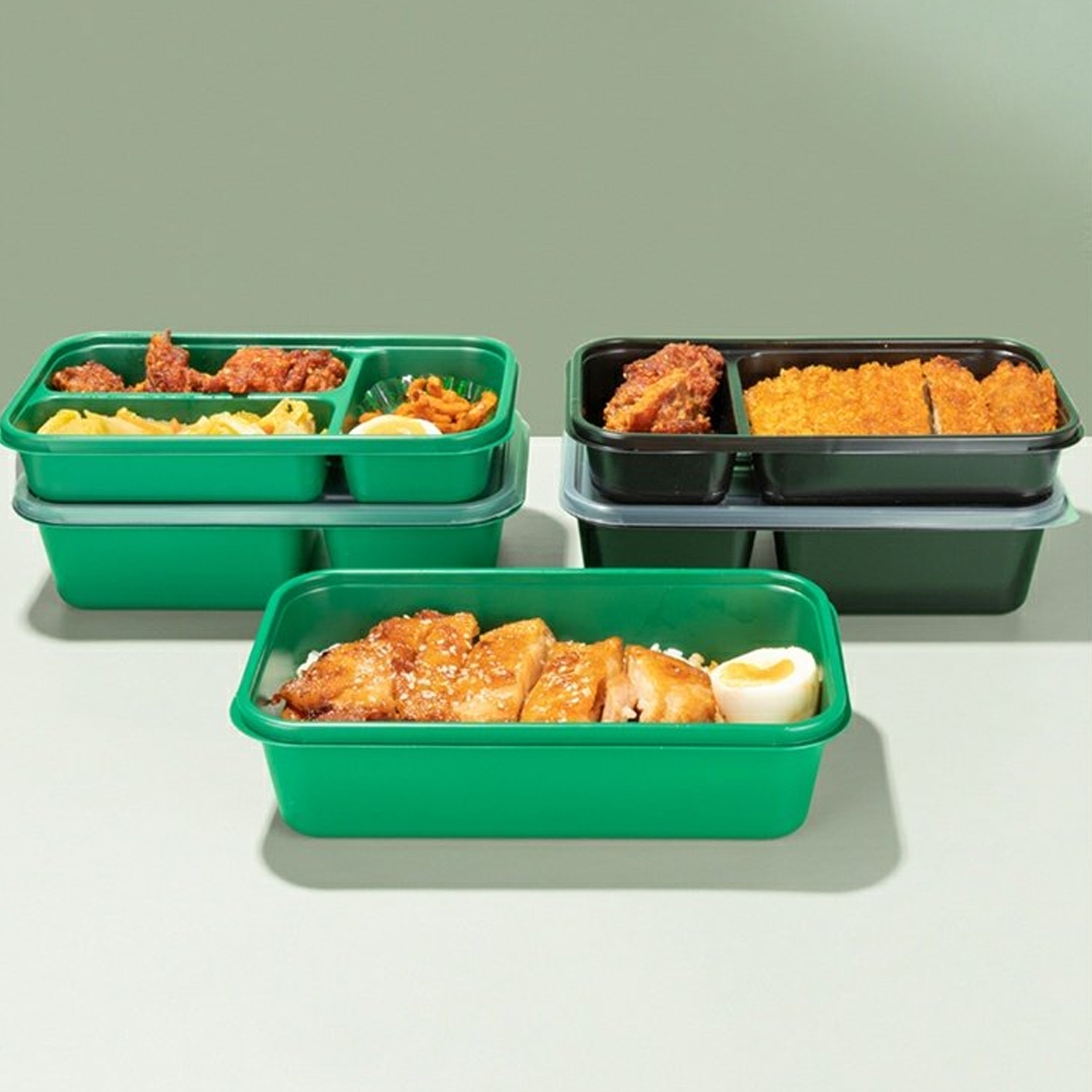 Disposable lunch boxes with lid