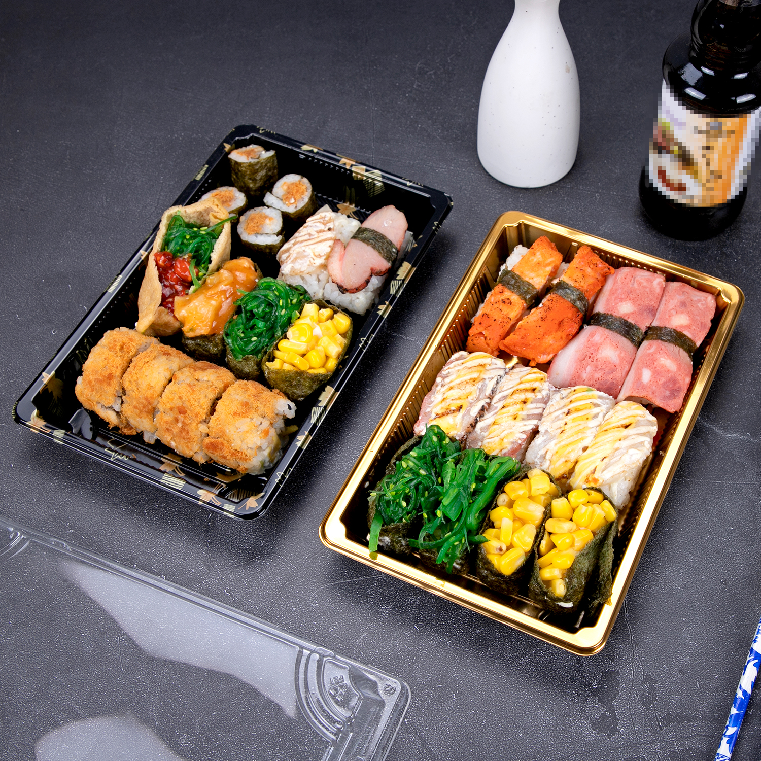 Disposable KP Plastic sushi box
