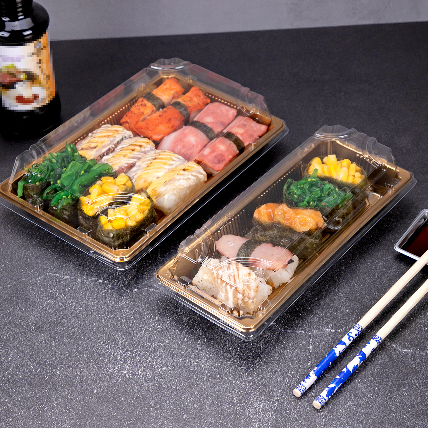 Disposable KP Plastic sushi box