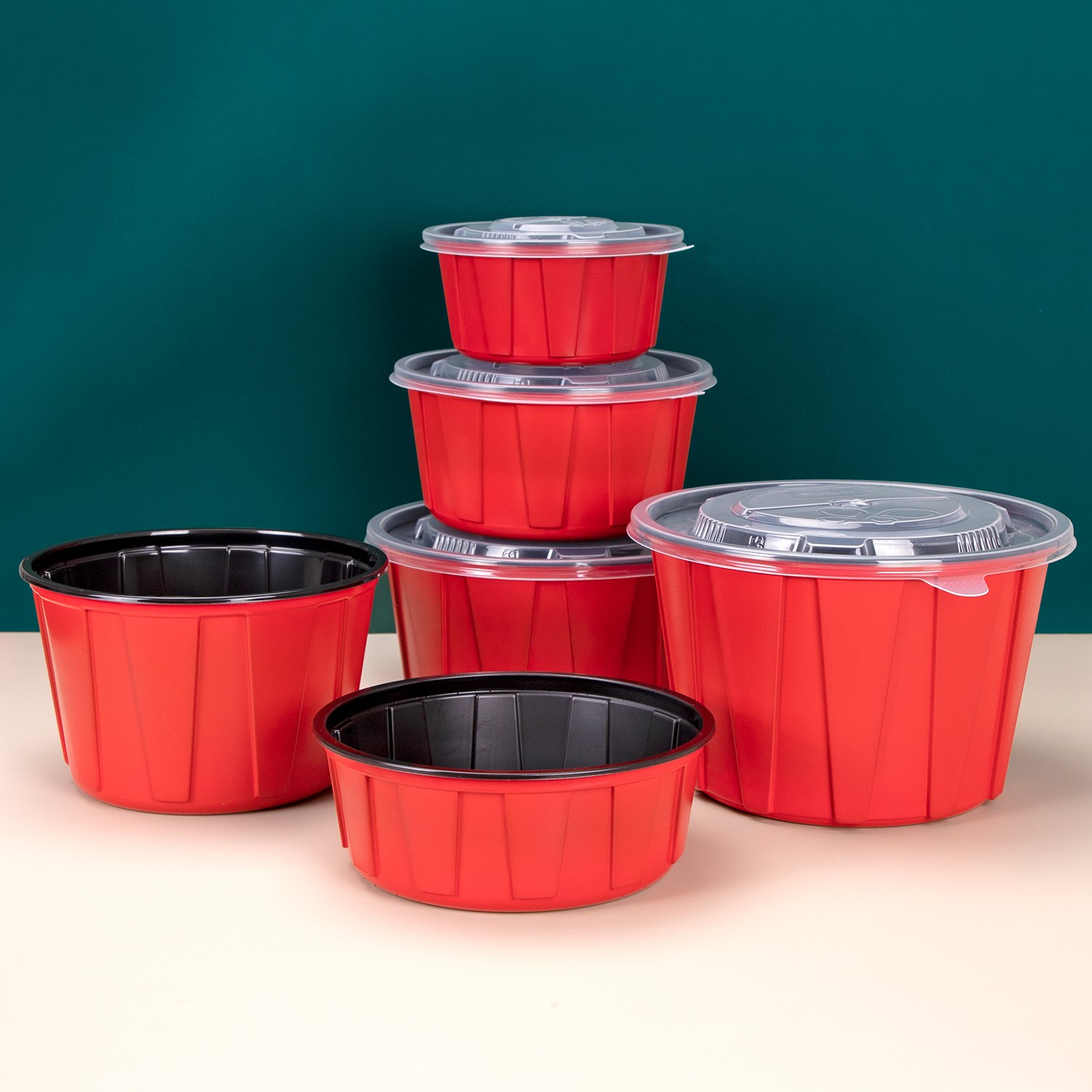 plastic food storage bowls with lids