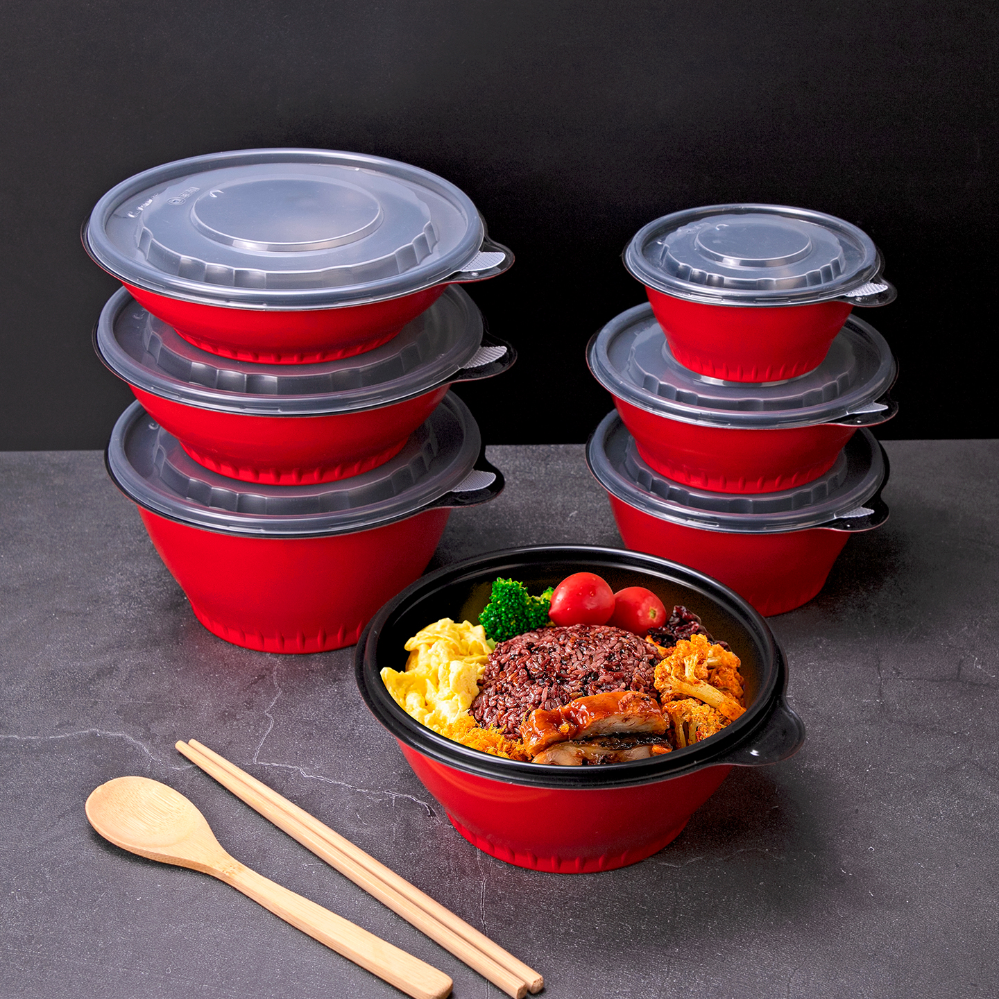 Disposable Leak proof King lunch box