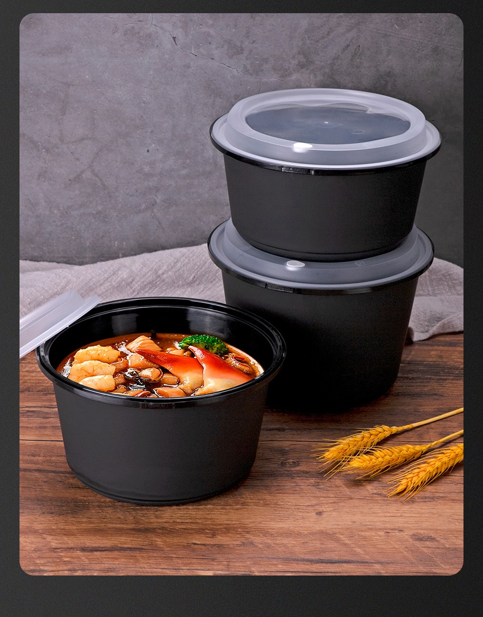use and throw lunch box