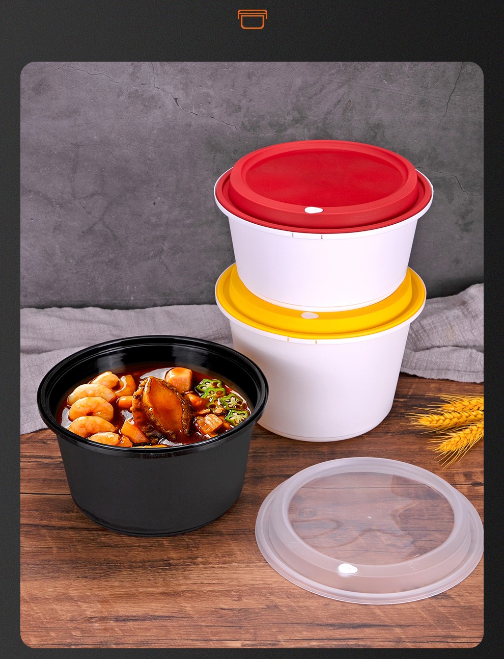 use and throw lunch box