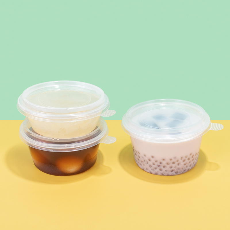 Disposable transparent plastic bowl