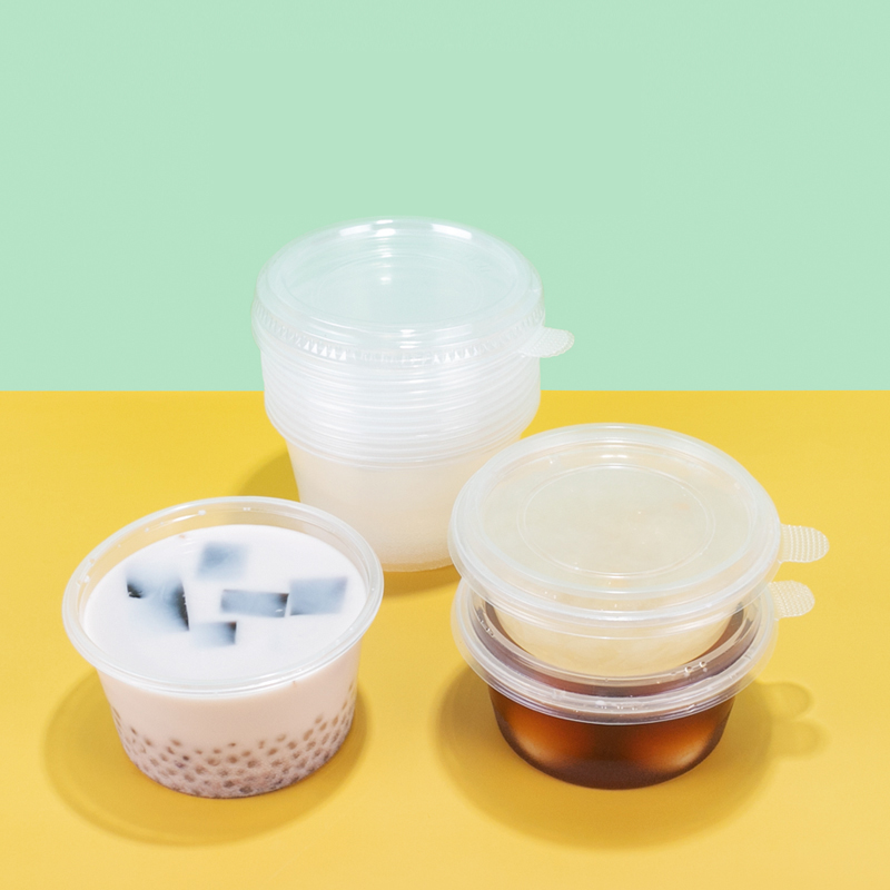 Disposable transparent plastic bowl