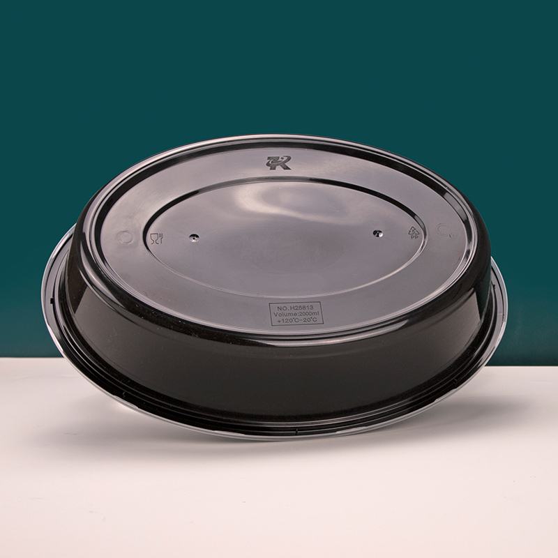 Disposable PP plastic oval packaging box