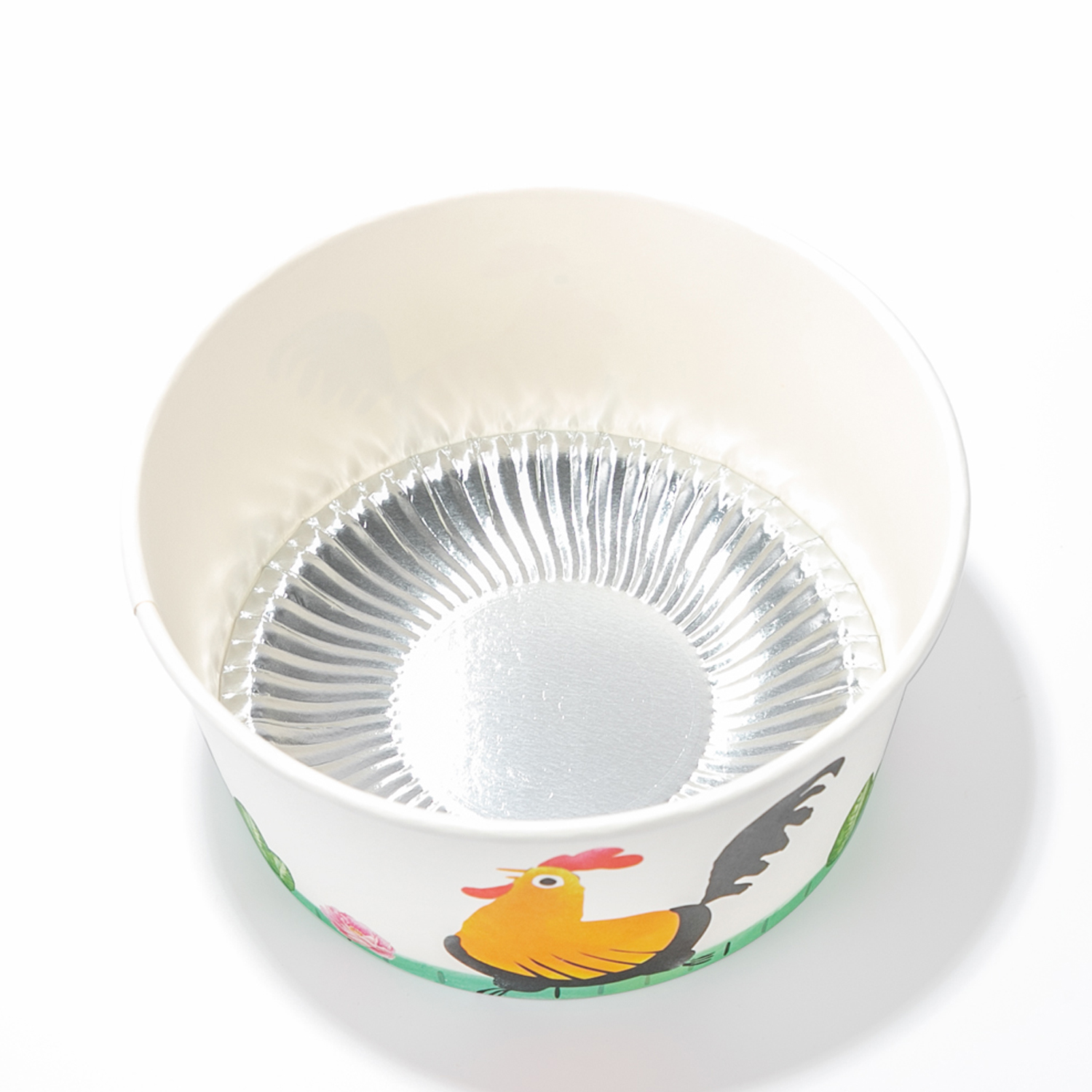 Custom disposable induction cooker paper bowl