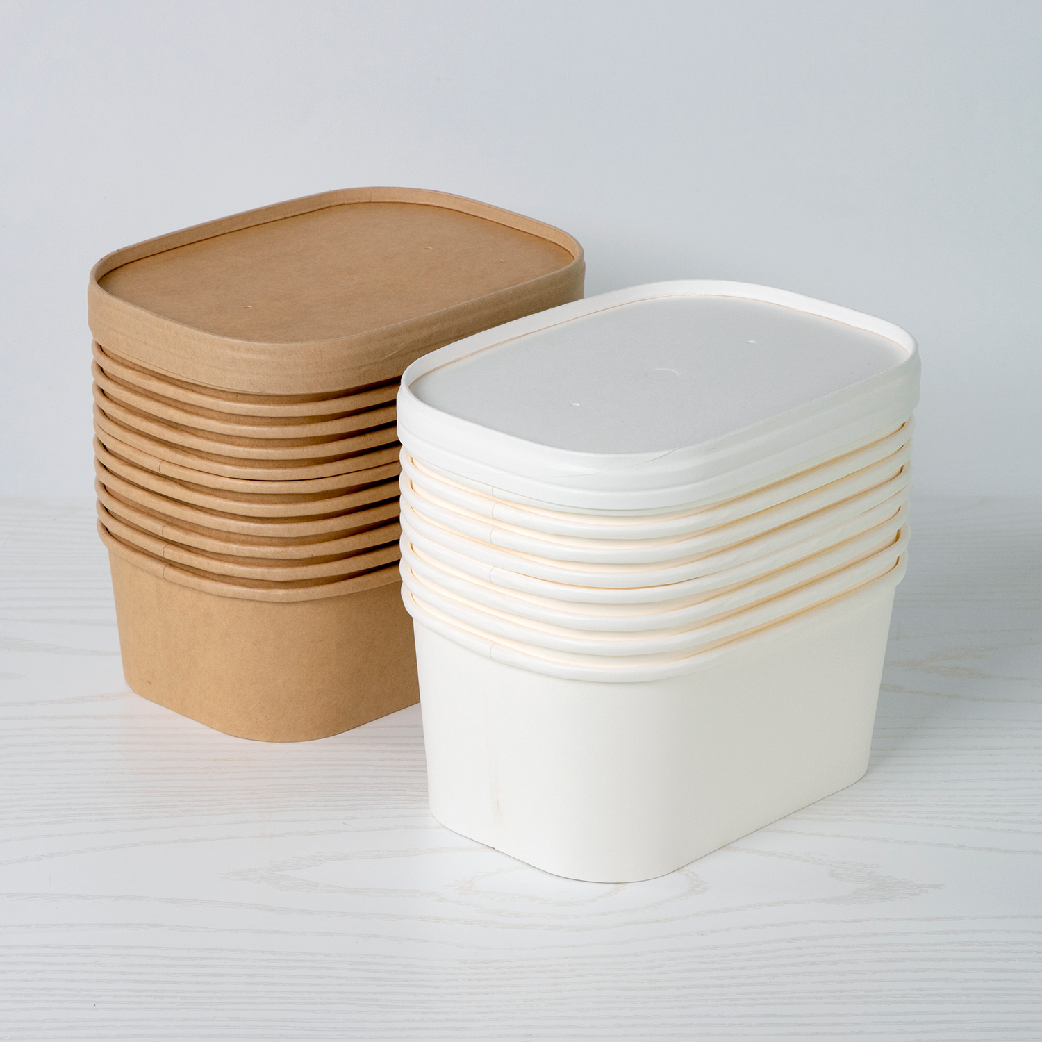 Custom disposable Kraft paper packaging box