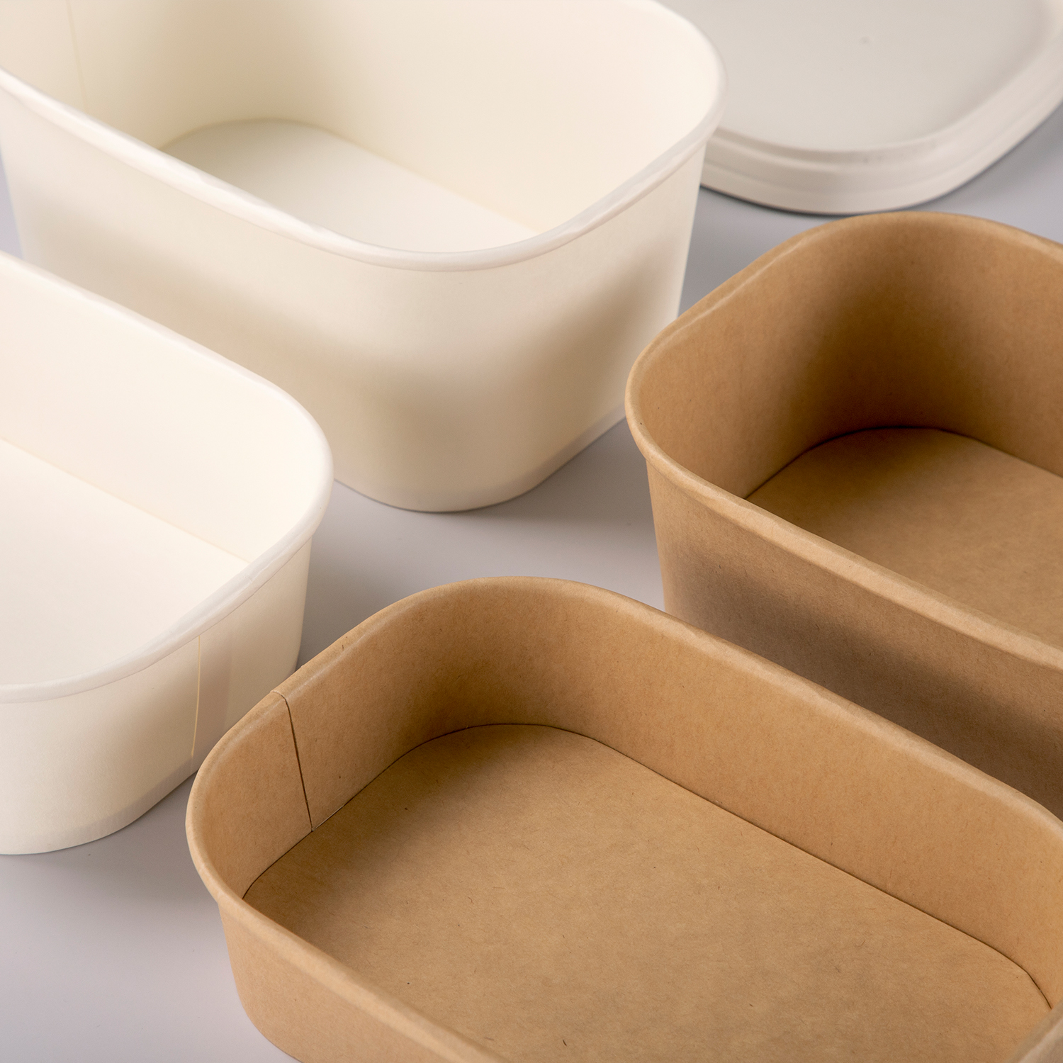 Custom disposable Kraft paper packaging box