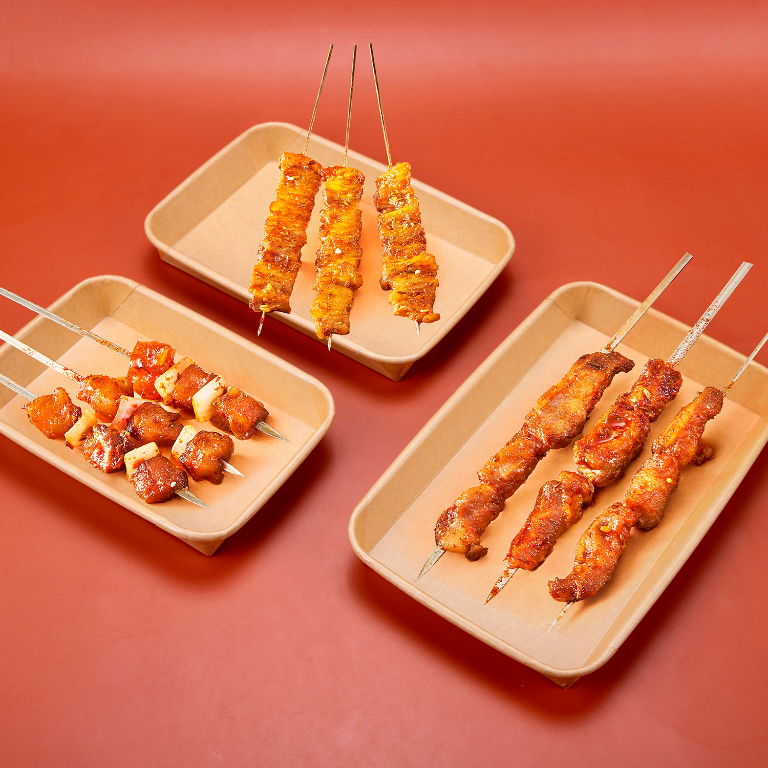 Disposable kraft paper plate