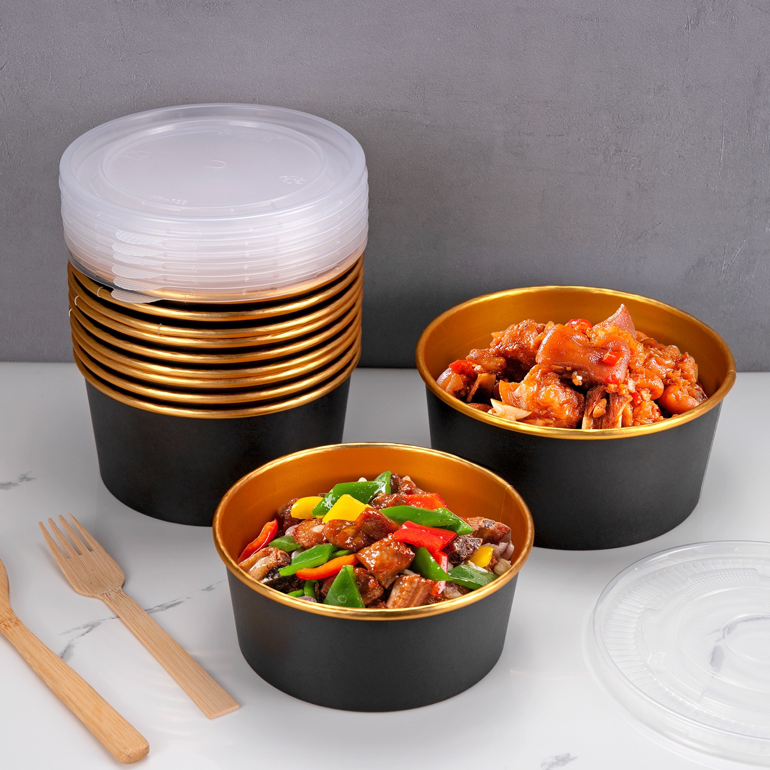 disposable containers with lids