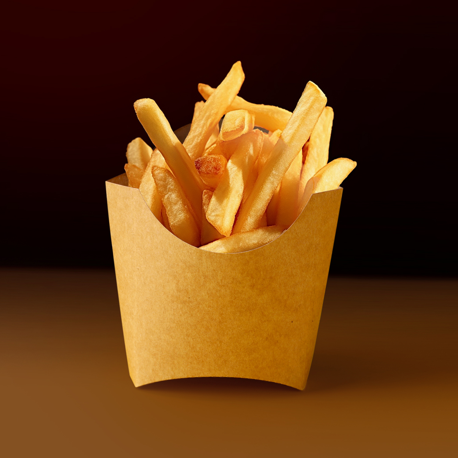 Custom disposable french fries box