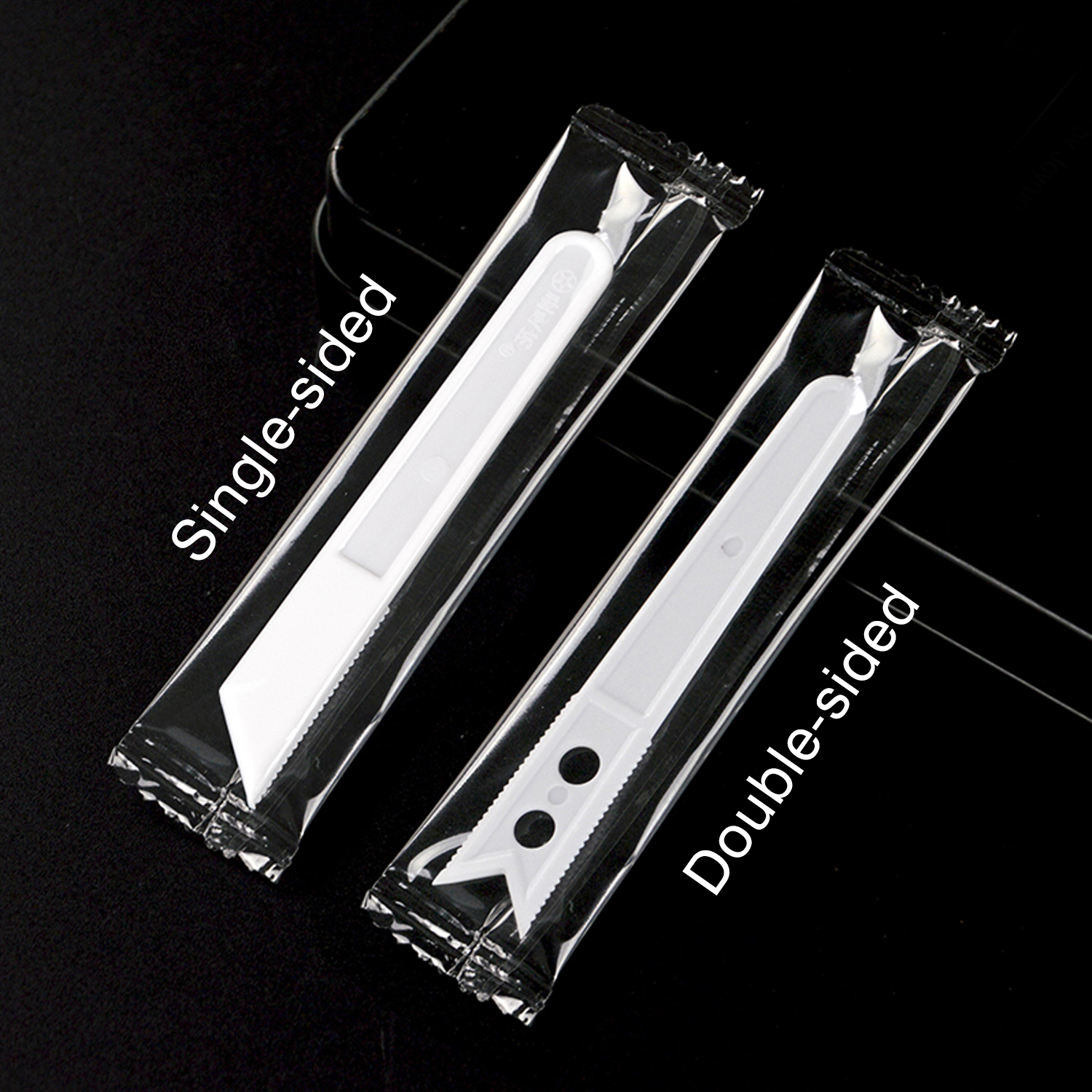 Disposable PS plastic opening knife