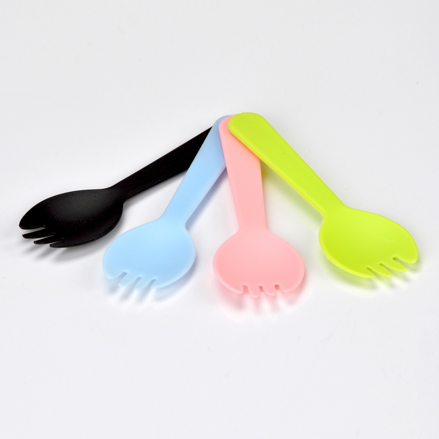 Disposable PP plastic dessert spoon spork