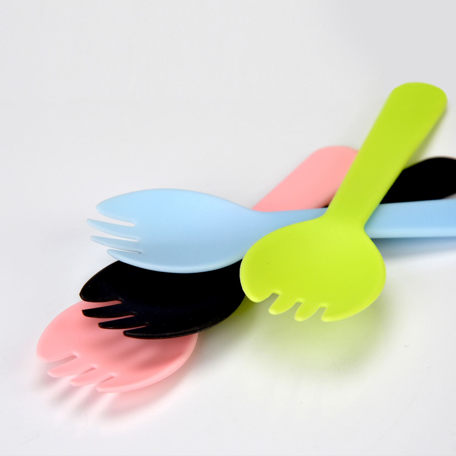 Disposable PP plastic dessert spoon spork