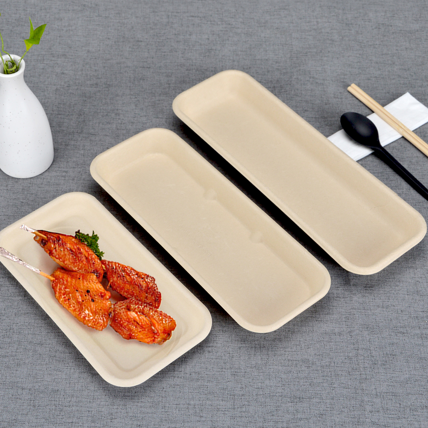 Disposable eco friendly paper Pulp Plates