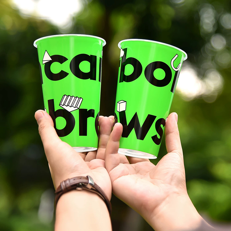 Custom In-mold labeling PP cups and lids