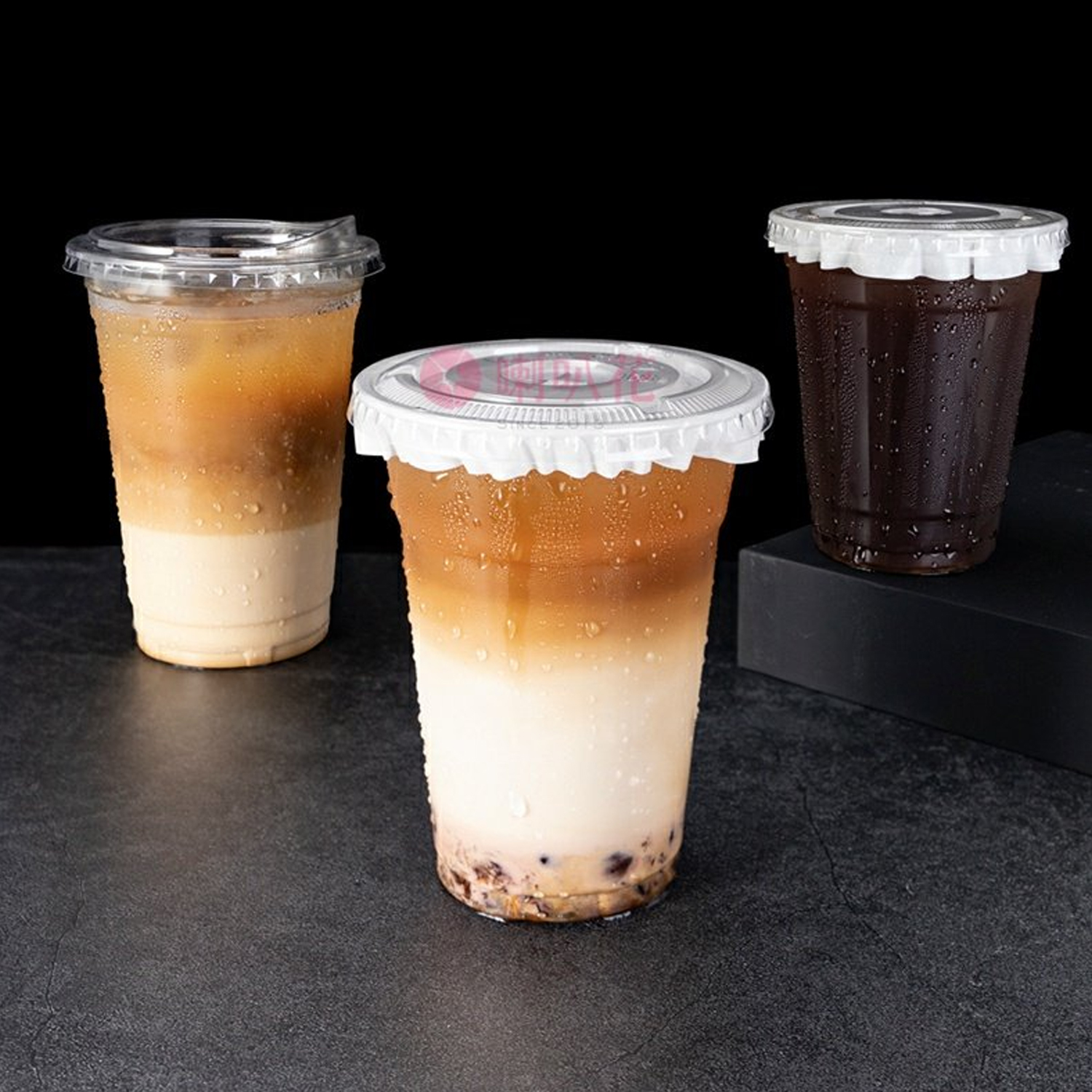 Custom disposable Transparent PET cold drink cup