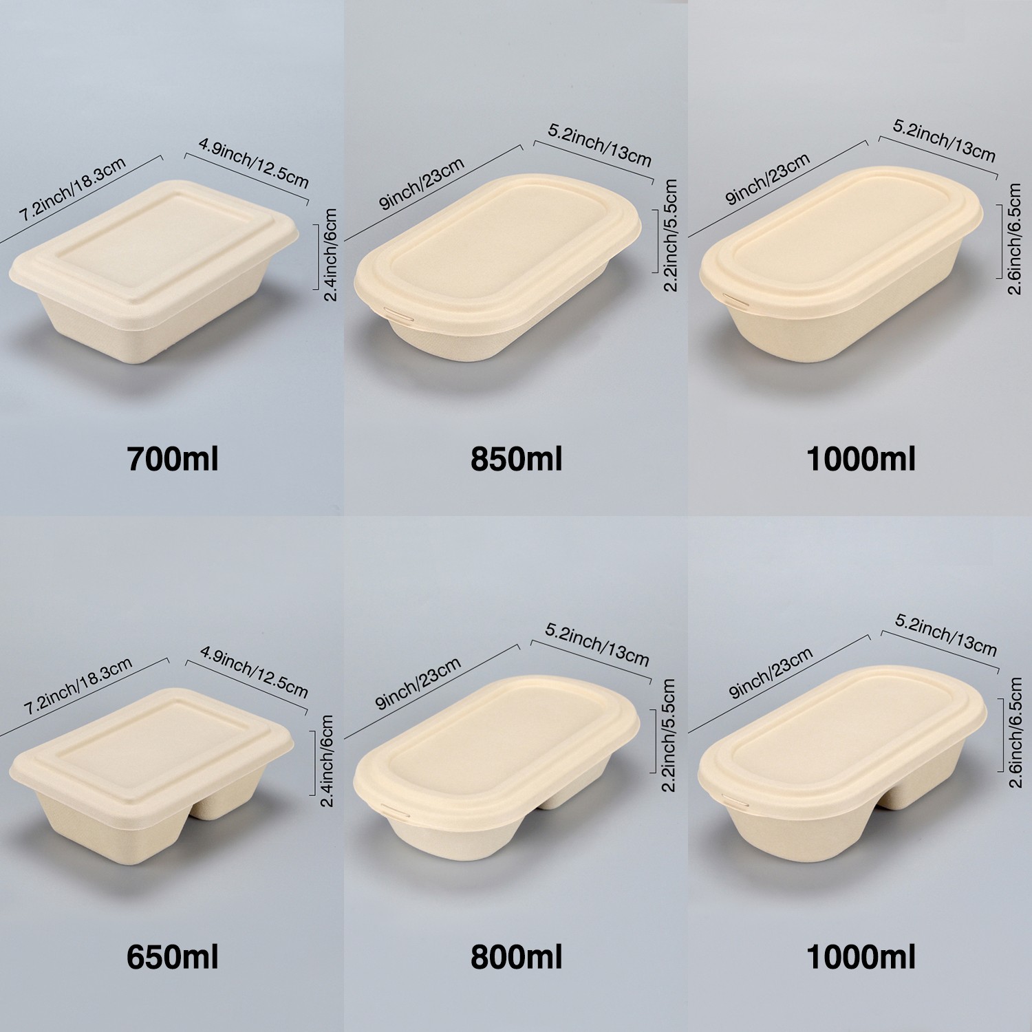 Disposable paper lunch box