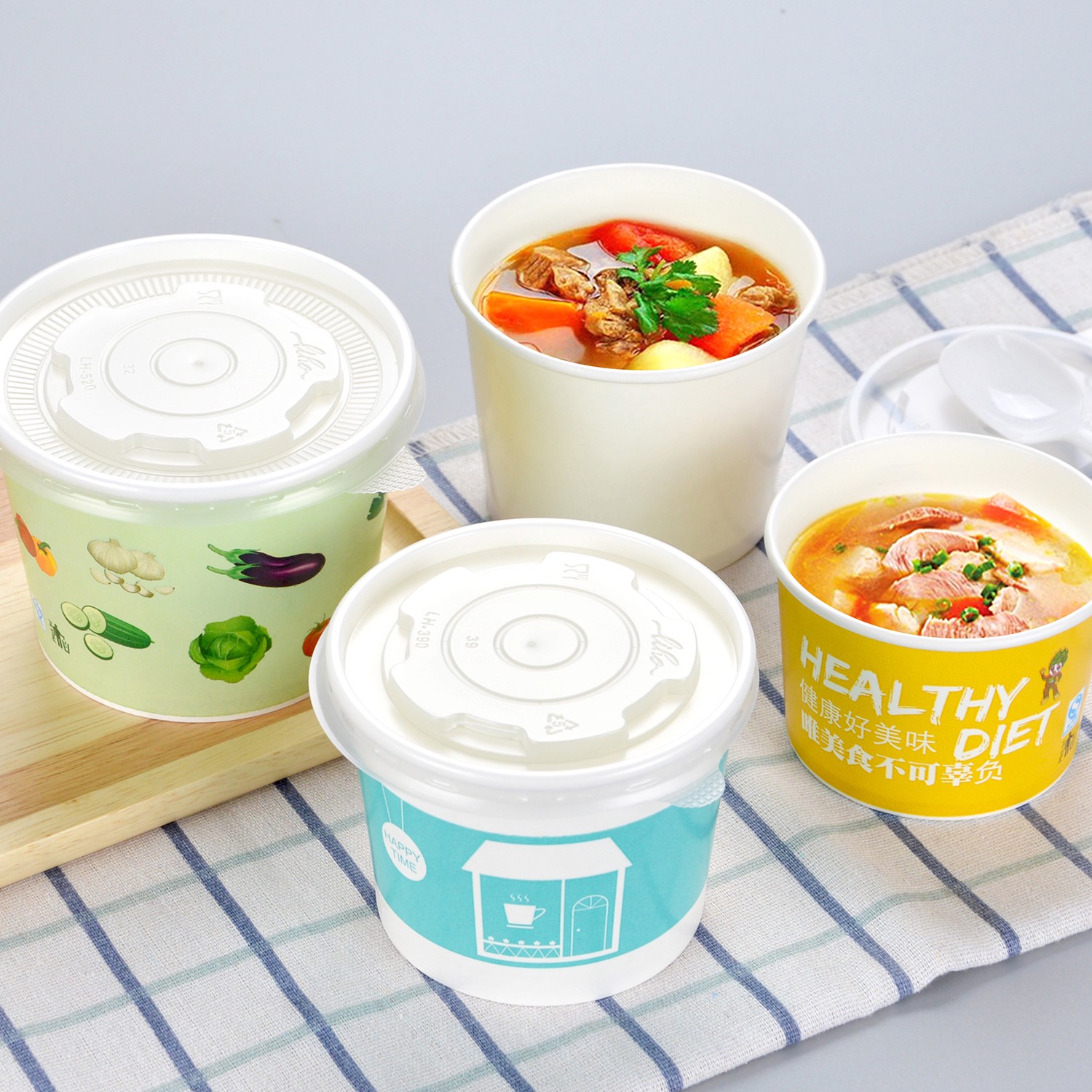 paper soup bowls