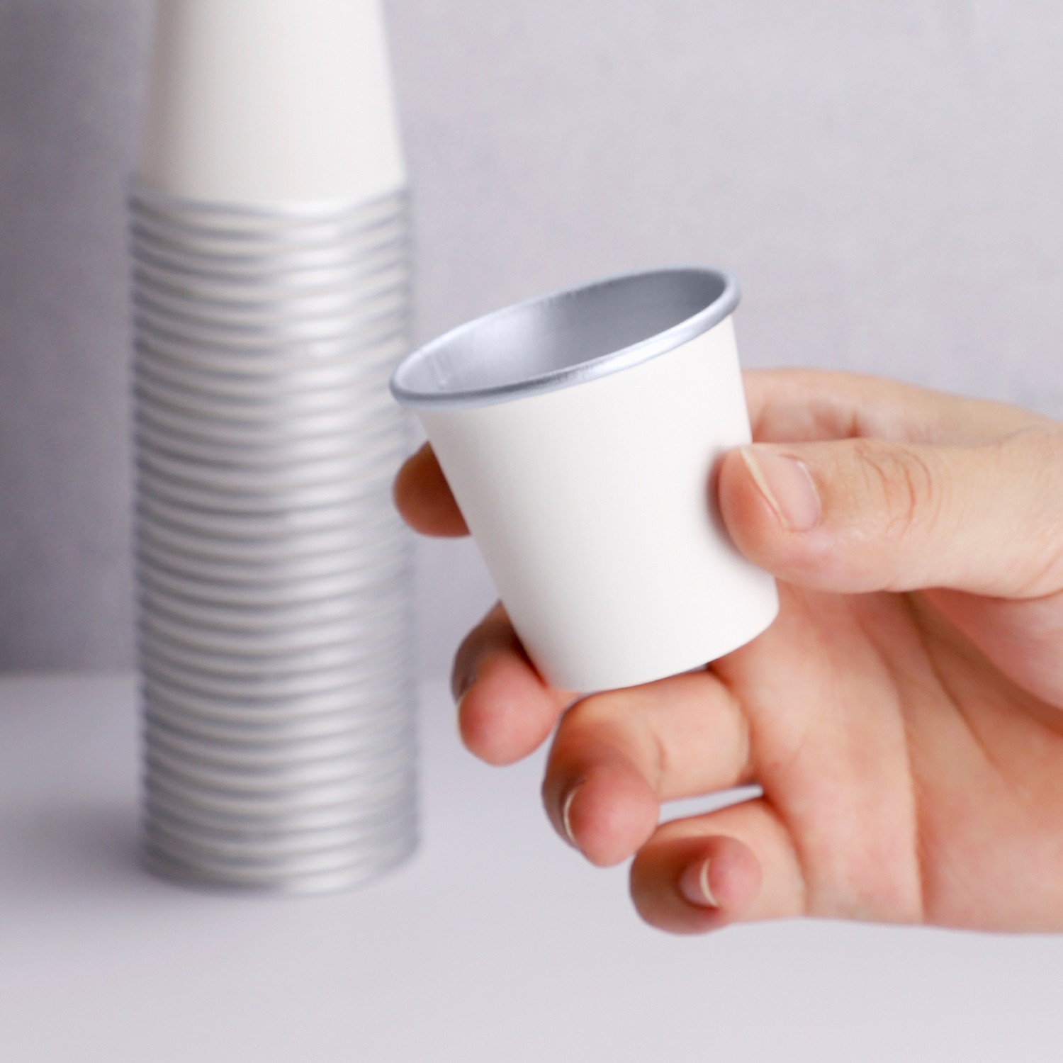 small paper cups