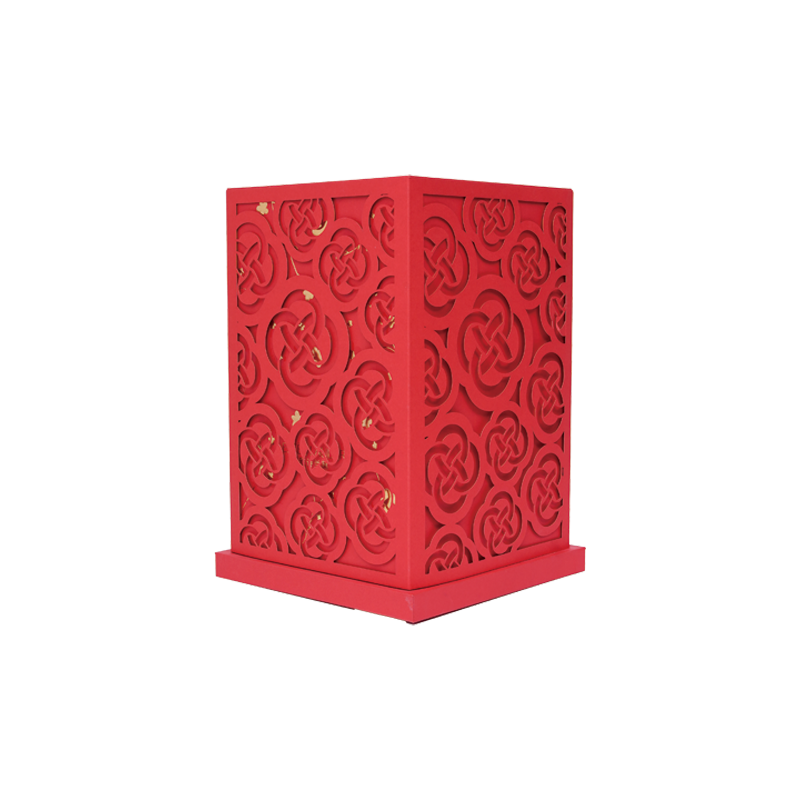 Red Window Cutout Festive Gift Box