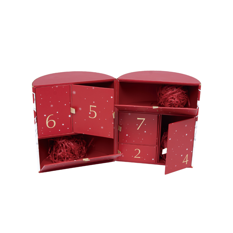 Round Double-Door New Year Gift Box