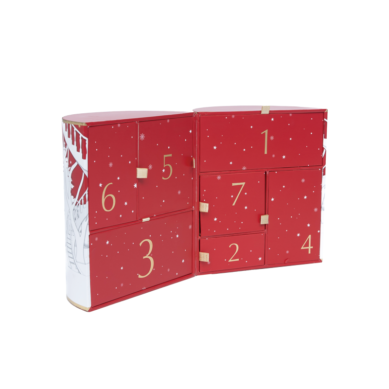 Round Double-Door New Year Gift Box