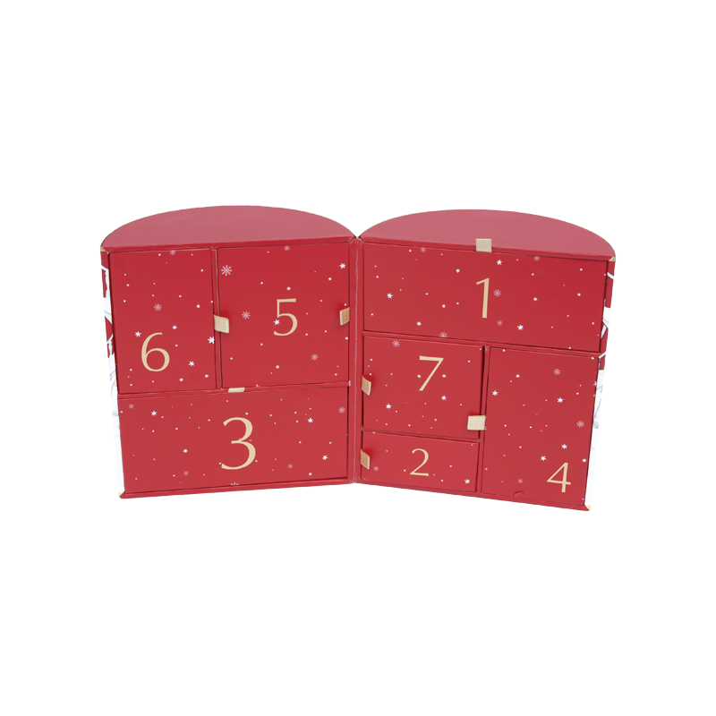 Round Double-Door New Year Gift Box
