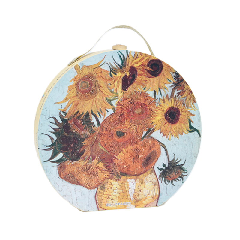 Portable Round Handle Gift Box