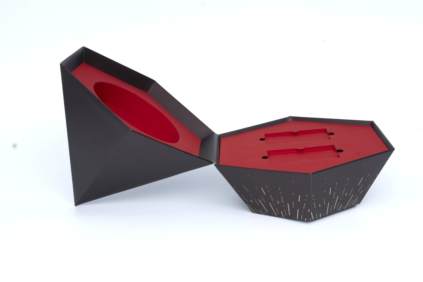 Geometric Faceted Packaging Box