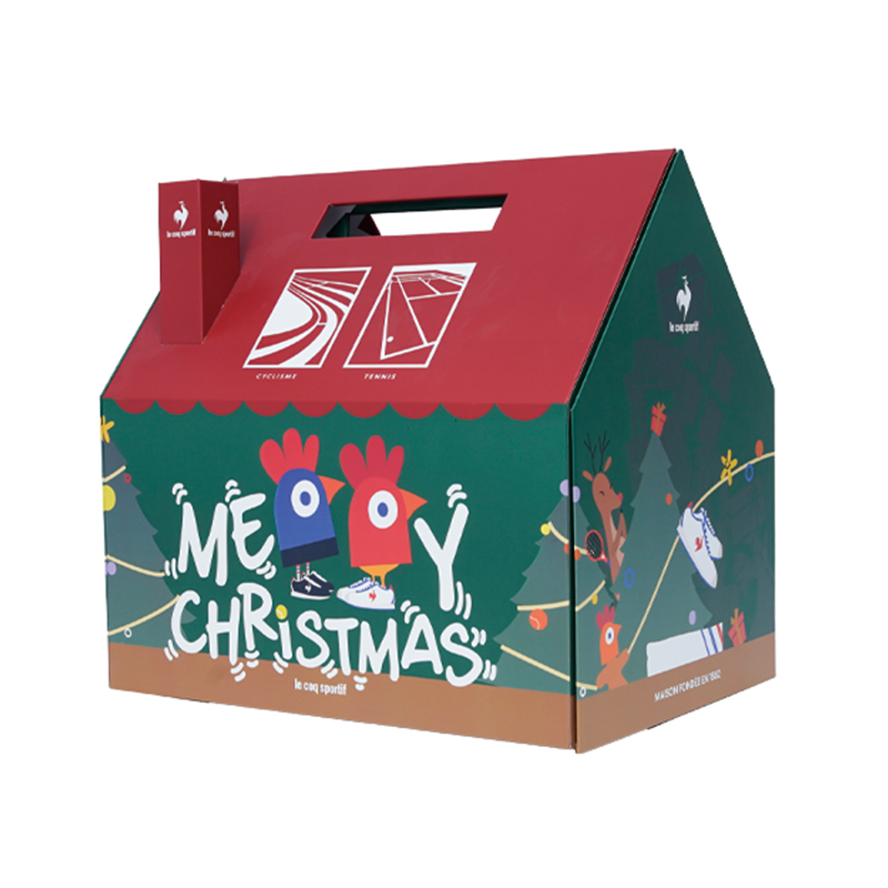 Chimney Style House Christmas Gift Box