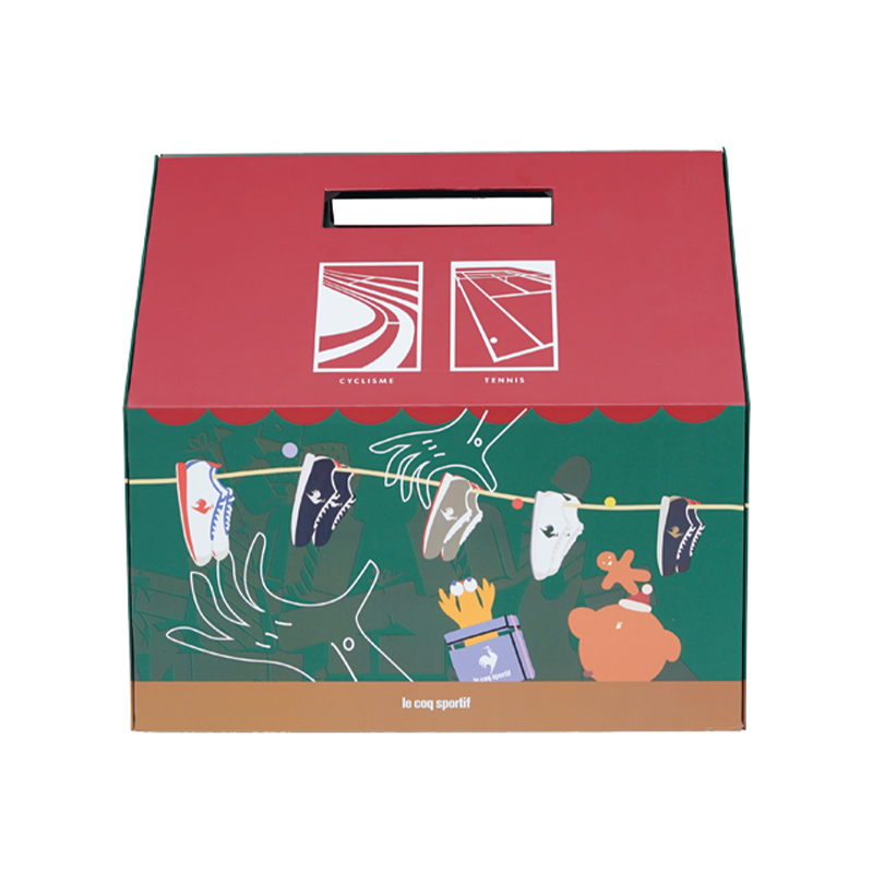 Chimney Style House Christmas Gift Box